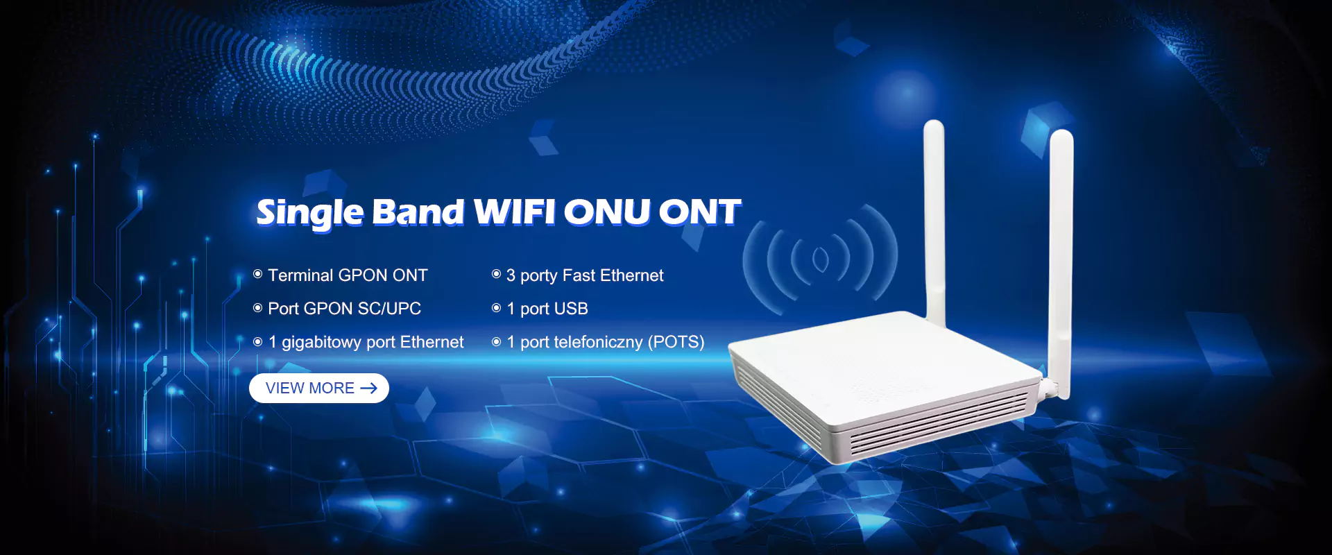 Tek Band WiFi Onu Ont Tedarikçi